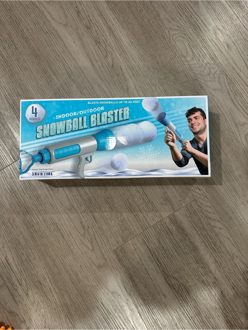 Snowball Blaster - Blue Indoor/Outdoor Snowball Shooter